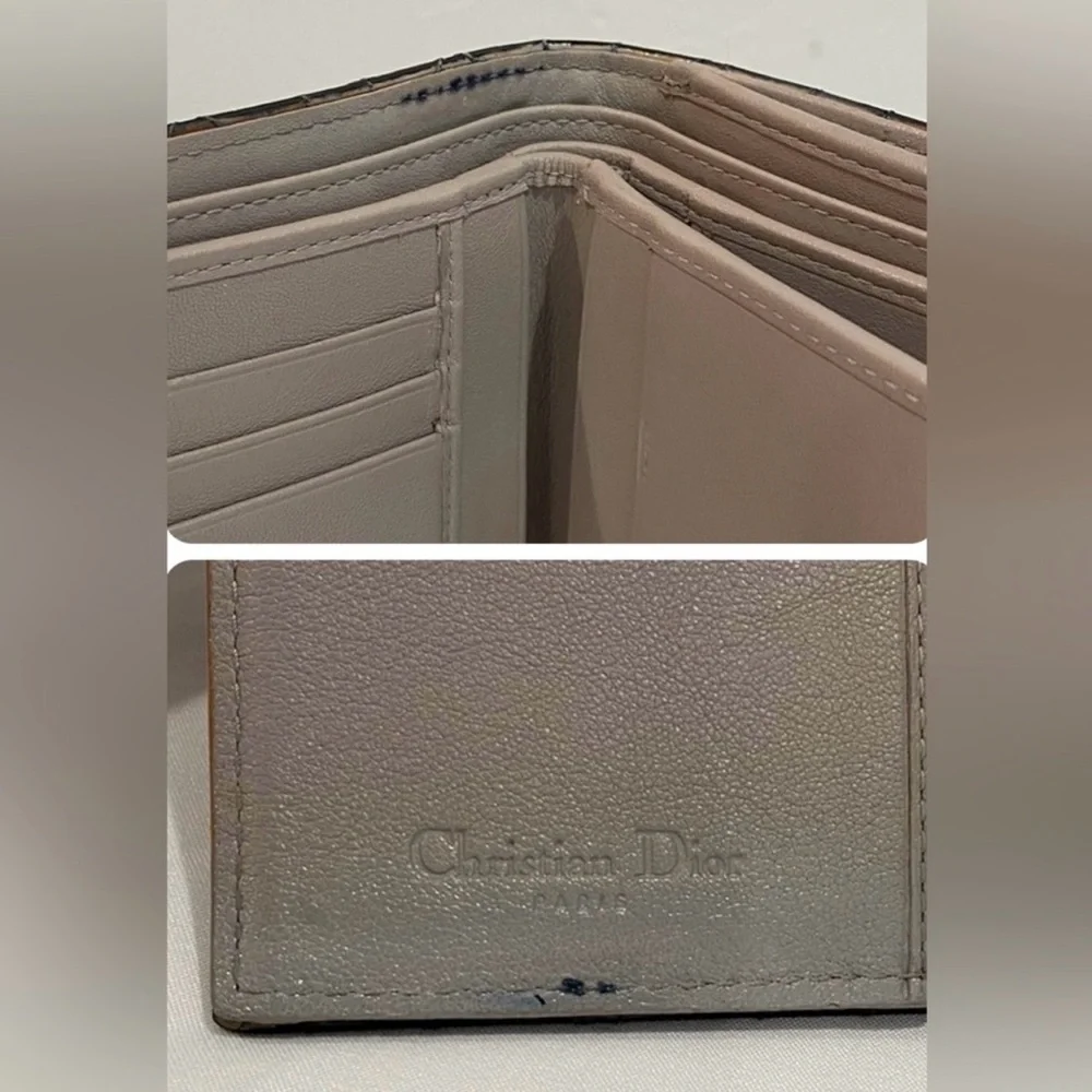 Christian Dior Patent Leather French Wallet